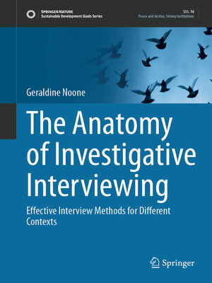cover image of The Anatomy of Investigative Interviewing